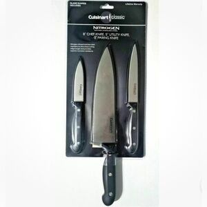 New Cuisinart Classic NITROGEN INFUSED Stainless steel Knife Set